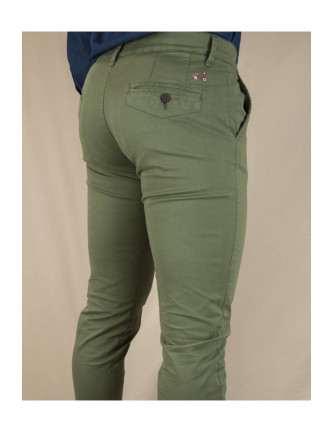 Pantalón Chino 2040 Motobike Verde Kaki