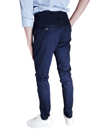 Pantalón Chino Slim Fit 2040 Motobike Azul Marino