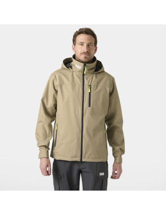 Chaqueta Crew Hooded 2.0 Helly Hansen beige
