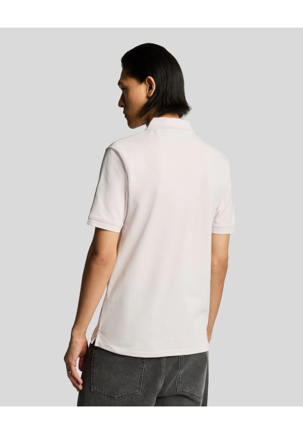 Polo manga corta plain Lyle & Scott lila
