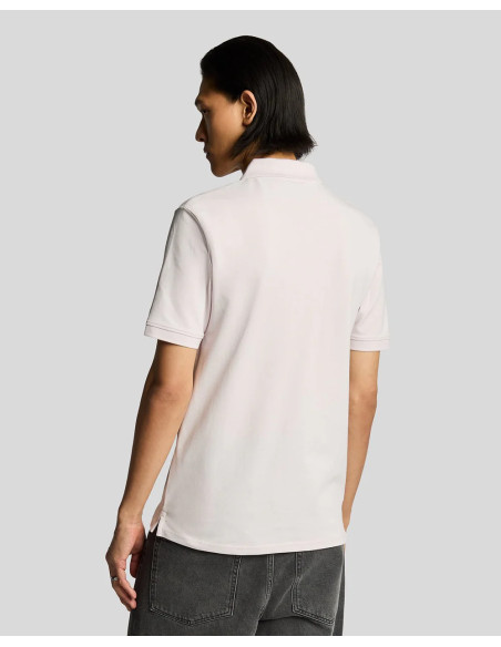Polo manga corta plain Lyle & Scott lila