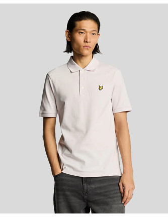 Polo manga corta plain Lyle & Scott lila