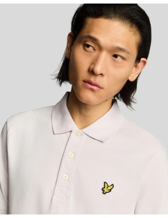 Polo manga corta plain Lyle & Scott lila 2