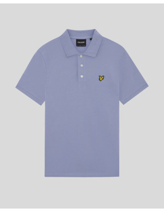 Polo manga corta plain Lyle & Scott azul