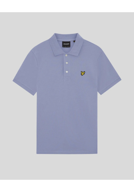 Polo manga corta plain Lyle & Scott azul