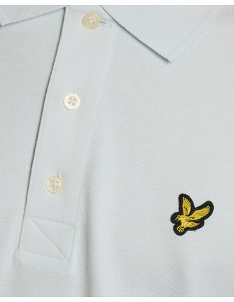Polo manga corta plain Lyle & Scott verde menta 2