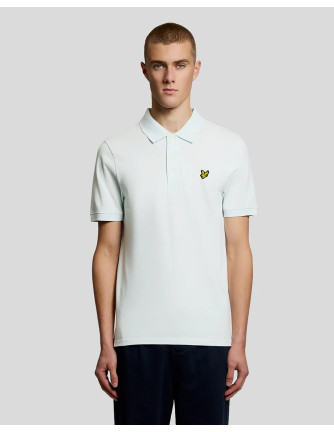 Polo manga corta plain Lyle & Scott verde menta