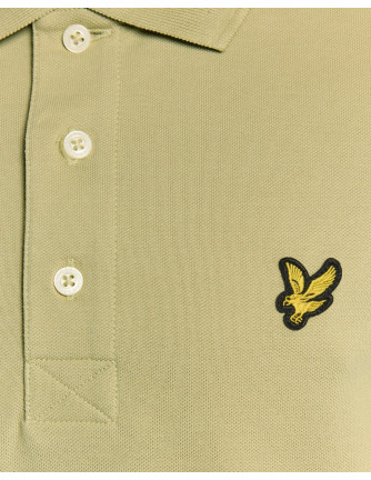 Polo manga corta plain Lyle & Scott verde pistacho 2