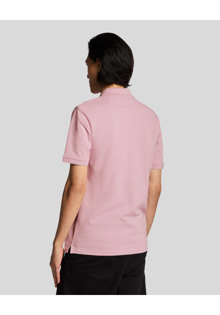 Polo manga corta plain Lyle & Scott rosa