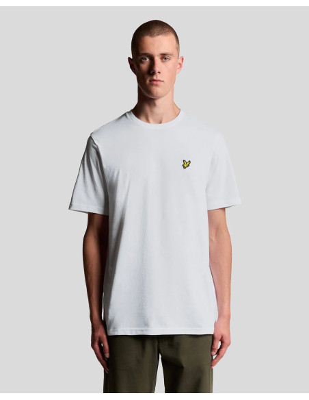 Camiseta básica plain Lyle & Scott blanco