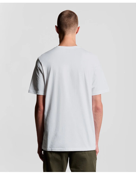 Camiseta básica plain Lyle & Scott blanco