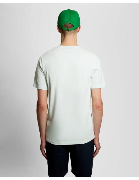 Camiseta básica plain Lyle & Scott verde menta