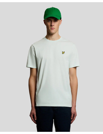 Camiseta básica plain Lyle & Scott verde menta