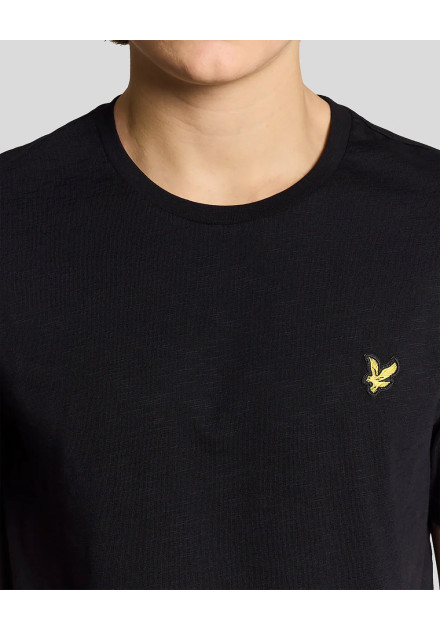 Camiseta Slub Lyle & Scott negro