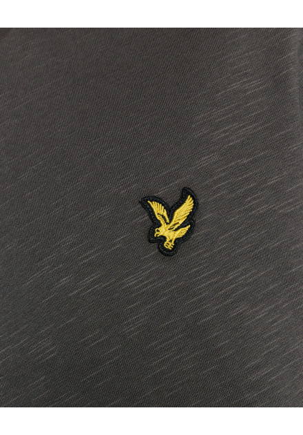 Camiseta Slub Lyle & Scott gris oscuro