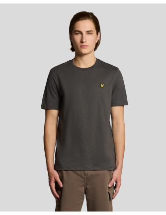 Camiseta Slub Lyle & Scott gris oscuro