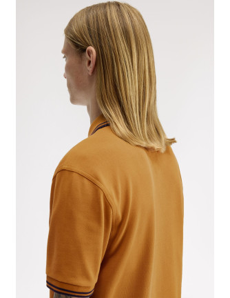 Polo piqué clásico Fred Perry hombre amarillo 2