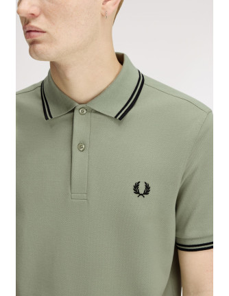 Polo piqué clásico Fred Perry hombre verde alga