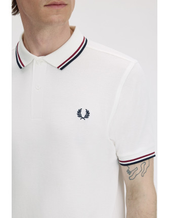 Polo piqué clásico Fred Perry hombre blanco