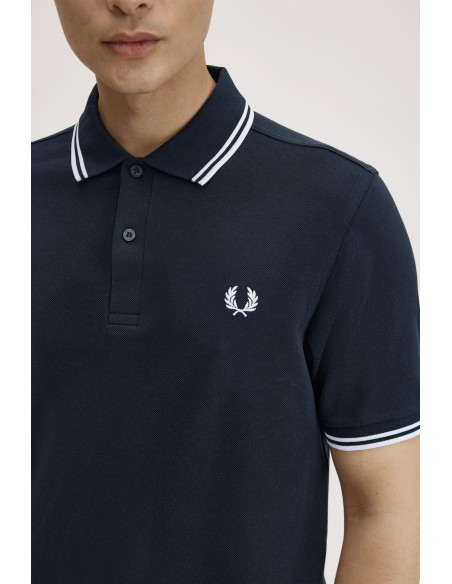 Polo piqué clásico Fred Perry hombre azul marino