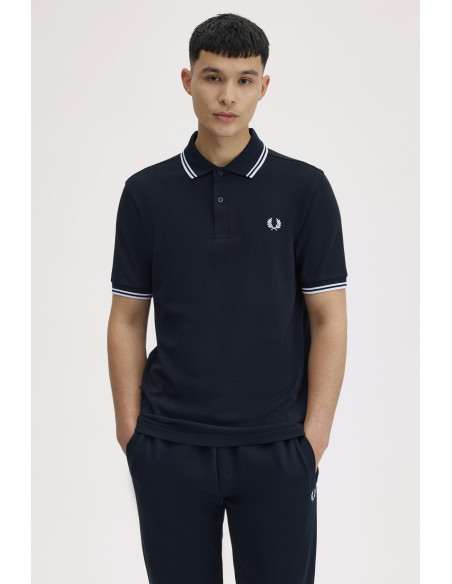 Polo piqué clásico Fred Perry hombre azul marino