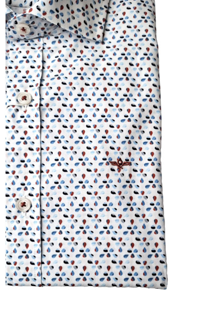 Camisa estampada gotas Barco Corsare...