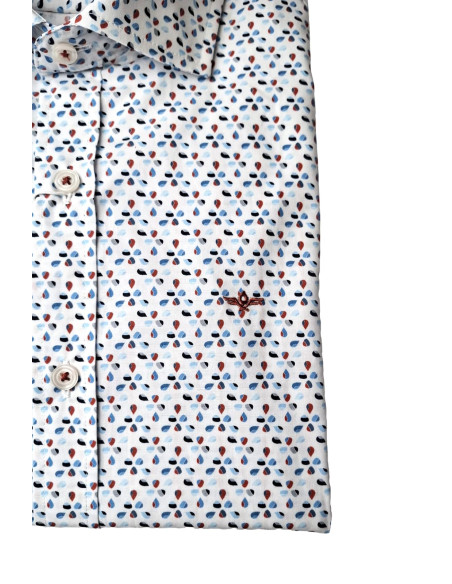 Camisa estampada gotas Barco Corsare blanco