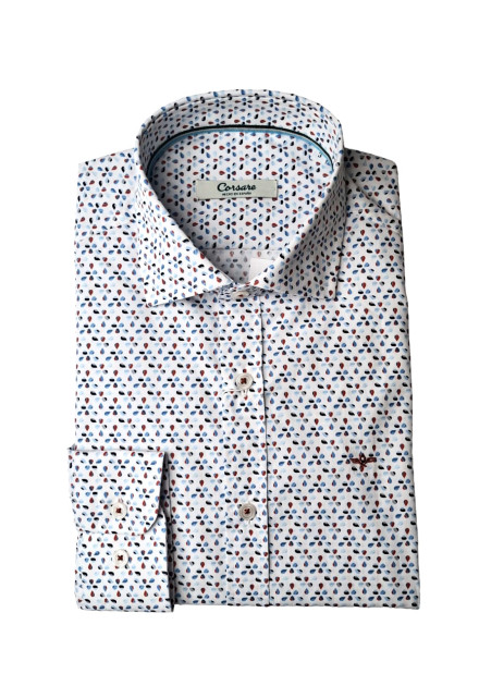Camisa estampada gotas Barco Corsare...