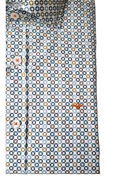 Camisa estampada cuadros Yate Corsare...