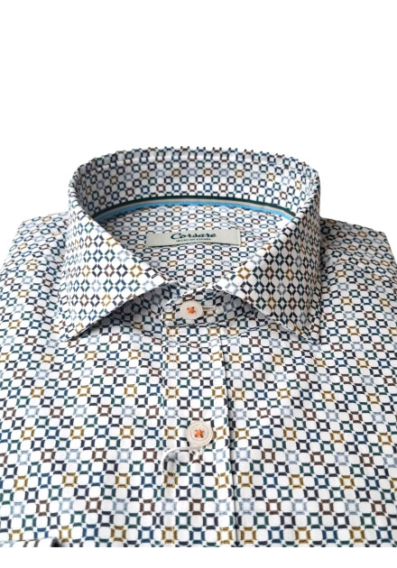 Camisa estampada cuadros Yate Corsare...