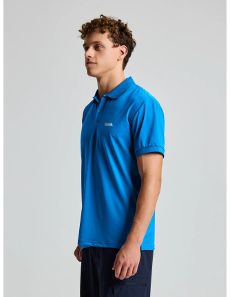 Polo técnico Evo Slam hombre azul grecia