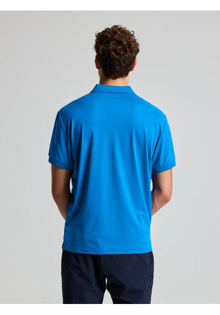 Polo técnico Evo Slam hombre azul grecia