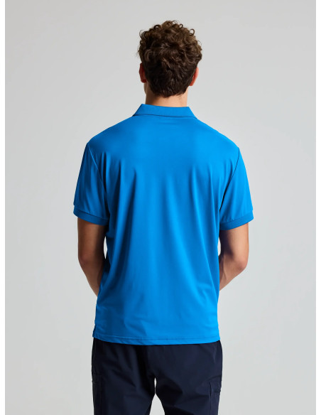 Polo técnico Evo Slam hombre azul grecia