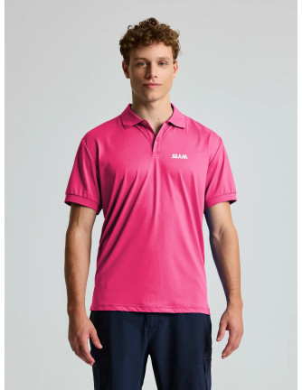 Polo técnico Evo Slam hombre rosa