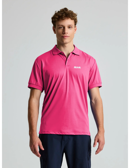 Polo técnico Evo Slam hombre rosa