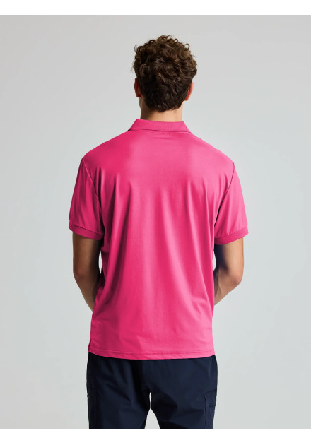 Polo técnico Evo Slam hombre rosa