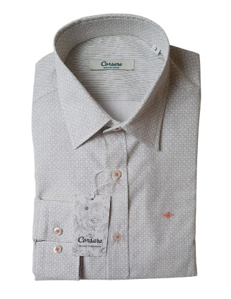 Camisa manga larga estampada Milan Corsare blanco