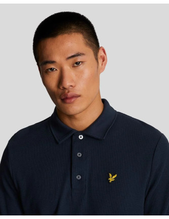 Polo manga corta Milano Lyle & Scott azul marino