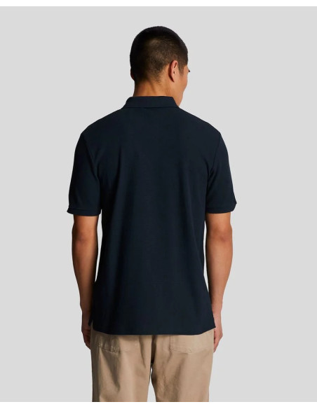 Polo manga corta Milano Lyle & Scott azul marino