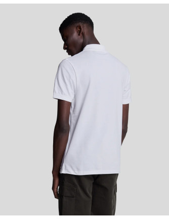 Polo manga corta plain Lyle & Scott blanco 2