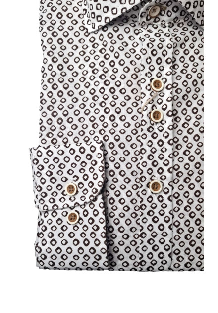 Camisa estampada rombos Passaport...
