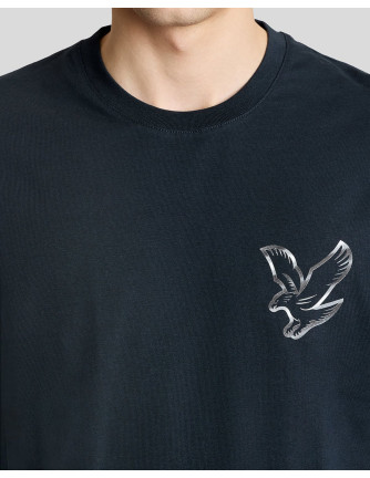 Camiseta Graphic Lyle & Scott azul marino 2