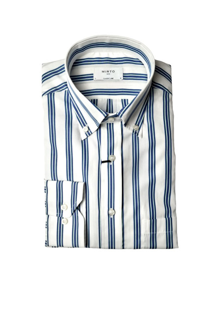 Camisa rayas Aspen Mirto blanca rayas...