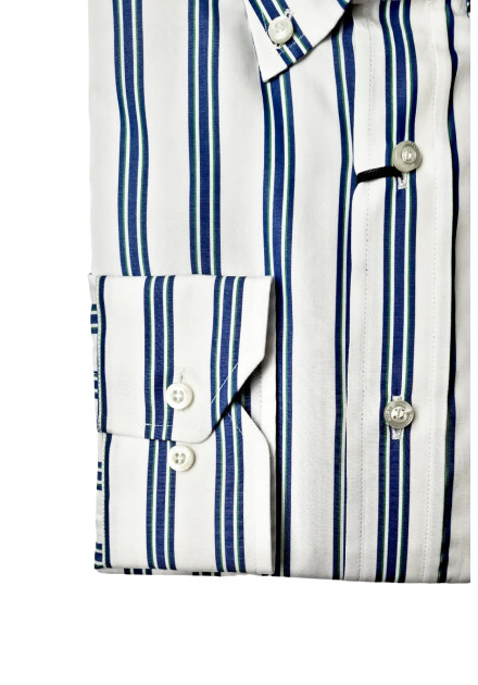 Camisa rayas Aspen Mirto blanca rayas...