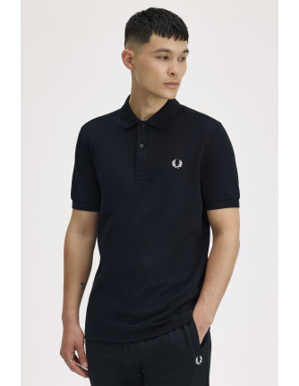 Polo manga corta M6000 Fred Perry Negro Blanco