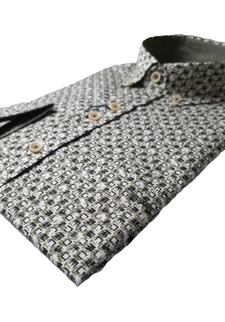Camisa estampada Lisboa Passaport verde