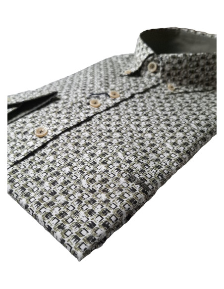 Camisa estampada Lisboa Passaport verde