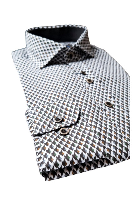 Camisa estampada origami Teruel...