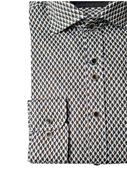 Camisa estampada origami Teruel...